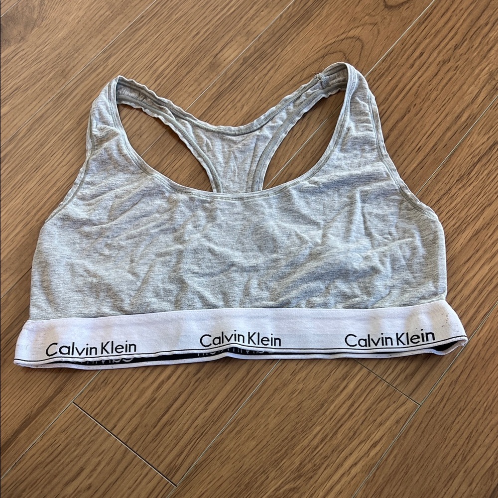 Calvin Klein Heather Gray Bralette